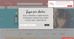Desktop Screenshot of lojaslivia.com.br