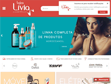Tablet Screenshot of lojaslivia.com.br